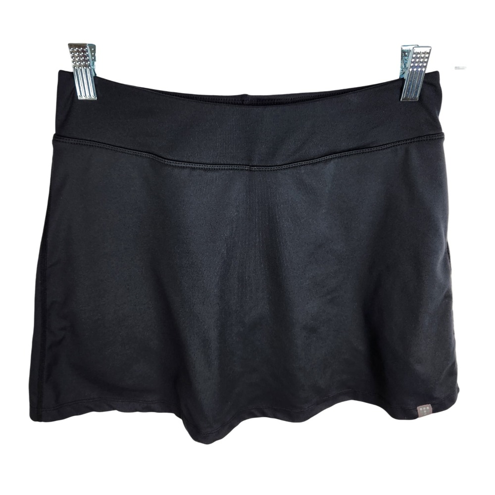 Title Nine Dream Skort Womens Size Small Black Pull‎ On Inner Shorts Tennis Golf